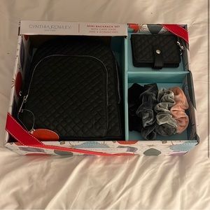 Matching bag, wallet, and scrunchie set